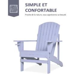 OUTSUNNY Fauteuil De Jardin Adirondack Grand Confort Porte-gobelet Intégré Bois De Sapin Traité Peint Gris 10 OUTSUNNY Fauteuil De Jardin Adirondack Grand Confort Porte-gobelet Intégré Bois De Sapin Traité Peint Gris -Promos Verde Rêverie Boutique 51254821 4