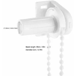 Ensemble Embrayage Chaîne De Store Enrouleur Perle Ajustable Pour Store Rideau Voilage Tube 17mm Kit D'accessoires Support De Roue D'embrayage Poulie Latérale Kit De Réparation De Haute Qualité -Versa 9 Ensemble Embrayage Chaîne De Store Enrouleur Perle Ajustable Pour Store Rideau Voilage Tube 17mm Kit D'accessoires Support De Roue D'embrayage Poulie Latérale Kit De Réparation De Haute Qualité -Versa -Promos Verde Rêverie Boutique 51283164 3