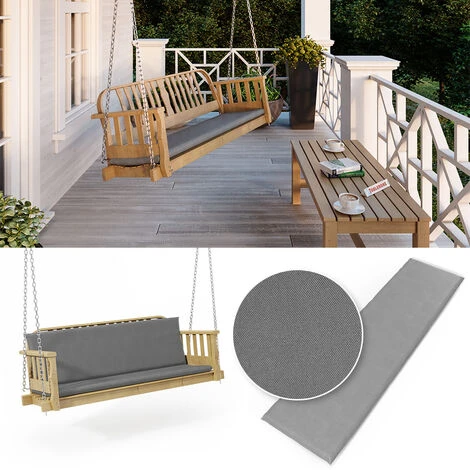 Coussin Pour Banc 150x40cm Gris Vicco 4 Coussin Pour Banc 150x40cm Gris Vicco – Image 2