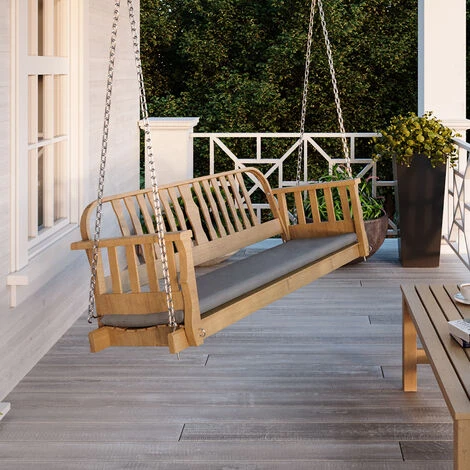 Coussin Pour Banc 150x40cm Gris Vicco 7 Coussin Pour Banc 150x40cm Gris Vicco – Image 5