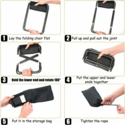 Tabouret Pliant D'extérieur,Triomphe Tabouret Pliant En Alliage D'aluminium, Mini Tabouret Pliant Portable, Ultra Léger, Avec Sac De Rangement, Pour La Pêche, Le Camping, Le Barbecue En Plein Air, Les 10 Tabouret Pliant D'extérieur,Triomphe Tabouret Pliant En Alliage D'aluminium, Mini Tabouret Pliant Portable, Ultra Léger, Avec Sac De Rangement, Pour La Pêche, Le Camping, Le Barbecue En Plein Air, Les -Promos Verde Rêverie Boutique 52805569 4