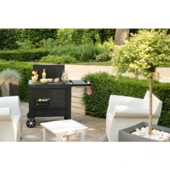 Desserte De Jardin - REVA 110 PREMIUM - Montage Facile - Dimensions Produit : L 121 X L 65 X H 110cm - Noir - Cook'in Garden -Promos Verde Rêverie Boutique 53418196 3