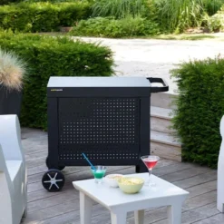 Desserte De Jardin - REVA 80 - Montage Facile - Dimensions Produit : L 98 X L 65 X H 80cm - Noir - Cook'in Garden -Promos Verde Rêverie Boutique 53418198 3