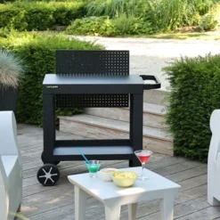 Desserte De Jardin - REVA 80 - Montage Facile - Dimensions Produit : L 98 X L 65 X H 80cm - Noir - Cook'in Garden -Promos Verde Rêverie Boutique 53418198 4
