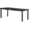 OUTSUNNY Table De Jardin Rectangulaire Pour 8 Personnes En Aluminium Plateau PE à Lattes Aspect Bois Dim. 190L X 90l X 74H Cm Noir 1 OUTSUNNY Table De Jardin Rectangulaire Pour 8 Personnes En Aluminium Plateau PE à Lattes Aspect Bois Dim. 190L X 90l X 74H Cm Noir -Promos Verde Rêverie Boutique 53591976 1
