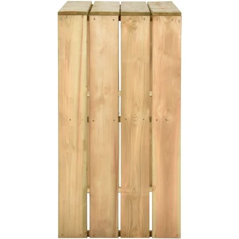 Meubles De Bar De Jardin 5 Pcs Bois De Pin Imprégné VidaXL 7 Meubles De Bar De Jardin 5 Pcs Bois De Pin Imprégné VidaXL – Image 5