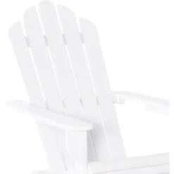 OUTSUNNY Fauteuil Adirondack Pliable De Jardin Grand Confort Dossier Incliné Assise Profonde Bois De Sapin Traité Peint Blanc 10 OUTSUNNY Fauteuil Adirondack Pliable De Jardin Grand Confort Dossier Incliné Assise Profonde Bois De Sapin Traité Peint Blanc -Promos Verde Rêverie Boutique 54127931 4