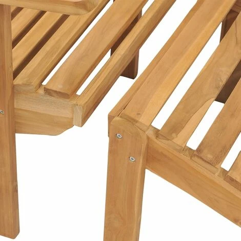 Chaise Adirondack Avec Repose-pied Bois De Teck Solide VidaXL 7 Chaise Adirondack Avec Repose-pied Bois De Teck Solide VidaXL – Image 5