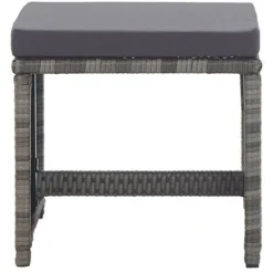 Hommoo Tabourets De Jardin 2 Pcs Et Coussins Resine Tressee Anthracite 9 Hommoo Tabourets De Jardin 2 Pcs Et Coussins Resine Tressee Anthracite -Promos Verde Rêverie Boutique 54152143 3