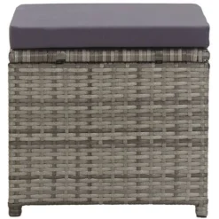 Hommoo Tabourets De Jardin 2 Pcs Et Coussins Resine Tressee Anthracite 11 Hommoo Tabourets De Jardin 2 Pcs Et Coussins Resine Tressee Anthracite -Promos Verde Rêverie Boutique 54152143 5