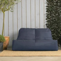Veeva Pouf Canapé Vista, XXL Poufs D’intérieur Et D’extérieur, Gris -Promos Verde Rêverie Boutique 54655573 3
