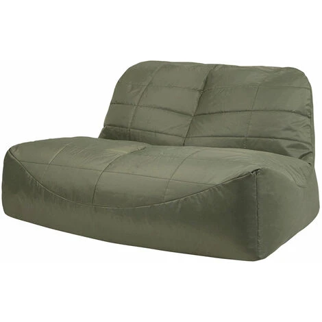 Veeva Pouf Canapé Vista, XXL Poufs D’intérieur Et D’extérieur, Vert Olive 3 Veeva Pouf Canapé Vista, XXL Poufs D’intérieur Et D’extérieur, Vert Olive
