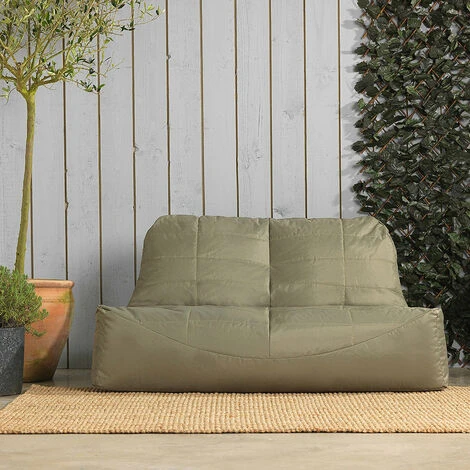 Veeva Pouf Canapé Vista, XXL Poufs D’intérieur Et D’extérieur, Vert Olive 5 Veeva Pouf Canapé Vista, XXL Poufs D’intérieur Et D’extérieur, Vert Olive – Image 3