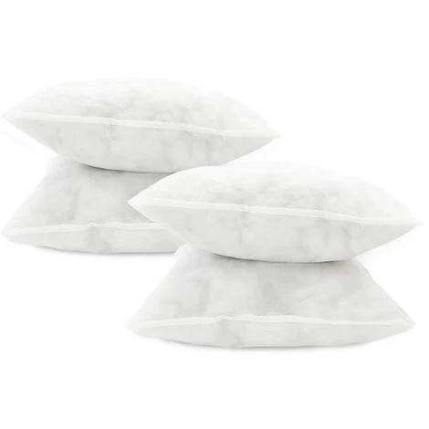 Lot De 4 Oreiller De Garnissage 50 X 50 Cm - Coussin à Recouvrir - Oreillers Intérieur - Rembourrage Coussins-Polyester 3 Lot De 4 Oreiller De Garnissage 50 X 50 Cm - Coussin à Recouvrir - Oreillers Intérieur - Rembourrage Coussins-Polyester