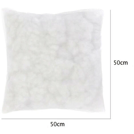 Lot De 4 Oreiller De Garnissage 50 X 50 Cm - Coussin à Recouvrir - Oreillers Intérieur - Rembourrage Coussins-Polyester 4 Lot De 4 Oreiller De Garnissage 50 X 50 Cm - Coussin à Recouvrir - Oreillers Intérieur - Rembourrage Coussins-Polyester – Image 2