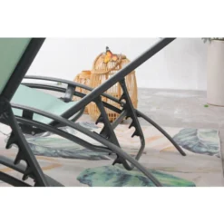 Lot De 2 Transats En Aluminium Et Textilène Vert Pastel BAHIA 9 Lot De 2 Transats En Aluminium Et Textilène Vert Pastel BAHIA -Promos Verde Rêverie Boutique 55577173 4