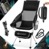 KESSER® Chaise De Camping Pliable Rabattable Avec Grand Dossier Chaise De Pêche Transportable Chaise De Camping Chaise Pliante Jusqu’à 120 Kg Chaise De Plage Chaise De Pêche Tabouret Pliant Avec -Promos Verde Rêverie Boutique 55627793 1