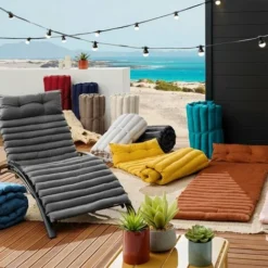 Matelas De Plage Enroulable (L180 Cm) Pixel Gris Anthracite -Promos Verde Rêverie Boutique 56123200 3