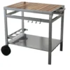 COOK'IN GARDEN Desserte De Jardin Media Pour Plancha - Métal Et Bois - 80 X 55 Cm - Gris 1 COOK'IN GARDEN Desserte De Jardin Media Pour Plancha - Métal Et Bois - 80 X 55 Cm - Gris -Promos Verde Rêverie Boutique 56745548 1