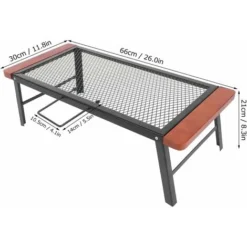 Table Pliante En Filet, Table De Barbecue Multifonction Durable Et Résistante Aux Températures élevées Pour Barbecue De Camping à Domicile 9 Table Pliante En Filet, Table De Barbecue Multifonction Durable Et Résistante Aux Températures élevées Pour Barbecue De Camping à Domicile -Promos Verde Rêverie Boutique 56758601 3