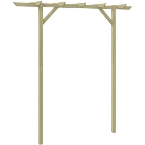 VIDAXL Diverses Pergola De Jardin En Bois Pergola De Jardin 200 X 40 X 205 Cm Bois Taille : 200x40x205 Cm 3 VIDAXL Diverses Pergola De Jardin En Bois Pergola De Jardin 200 X 40 X 205 Cm Bois Taille : 200x40x205 Cm