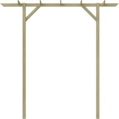 VIDAXL Diverses Pergola De Jardin En Bois Pergola De Jardin 200 X 40 X 205 Cm Bois Taille : 200x40x205 Cm 4 VIDAXL Diverses Pergola De Jardin En Bois Pergola De Jardin 200 X 40 X 205 Cm Bois Taille : 200x40x205 Cm – Image 2