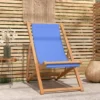 VIDAXL Chaise En Bois En Teck 56x105x96 Cm Pliant Diverses Couleurs Chaise De Terrasse Teck 56 X 105 X 96 Cm Bleu Couleur : Bleu 2 VIDAXL Chaise En Bois En Teck 56x105x96 Cm Pliant Diverses Couleurs Chaise De Terrasse Teck 56 X 105 X 96 Cm Bleu Couleur : Bleu -Promos Verde Rêverie Boutique 57224995 1
