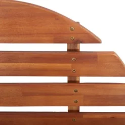 VIDAXL Chaise En Bois En Bois Massif De Style Rustique Diverses Couleurs Chaise Adirondack Bois D'acacia Massif Couleur : Bois -Promos Verde Rêverie Boutique 57225339 5