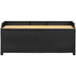 VIDAXL Banc De Jardin Avec Compartiment De Rangement à Polyrattan Diverses Couleurs Banc De Rangement De Jardin 120 Cm Résine Tressée Noir Couleur : NOIR 9 VIDAXL Banc De Jardin Avec Compartiment De Rangement à Polyrattan Diverses Couleurs Banc De Rangement De Jardin 120 Cm Résine Tressée Noir Couleur : NOIR -Promos Verde Rêverie Boutique 57225370 3