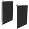 Lot De 2 Stores Enrouleurs L.124 X H. 225 CM Pour Pergola Noir 2 Lot De 2 Stores Enrouleurs L.124 X H. 225 CM Pour Pergola Noir -Promos Verde Rêverie Boutique 57257165 1