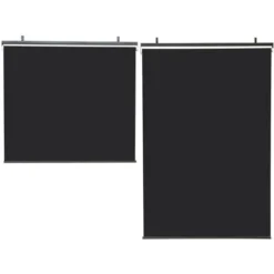 Lot De 2 Stores Enrouleurs L.124 X H. 225 CM Pour Pergola Noir 10 Lot De 2 Stores Enrouleurs L.124 X H. 225 CM Pour Pergola Noir -Promos Verde Rêverie Boutique 57257165 4