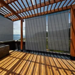 Lot De 2 Stores Enrouleurs Tamisants L.124 X H. 225 CM Pour Pergola Gris Anthracite 9 Lot De 2 Stores Enrouleurs Tamisants L.124 X H. 225 CM Pour Pergola Gris Anthracite -Promos Verde Rêverie Boutique 57257170 3