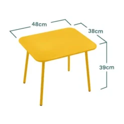 Salon De Jardin 2 Places Sakura En Acier Jaune Solaire 2 Fauteuils + 1 Table - Meuble De Jardin 8 Salon De Jardin 2 Places Sakura En Acier Jaune Solaire 2 Fauteuils + 1 Table - Meuble De Jardin -Promos Verde Rêverie Boutique 57358078 3