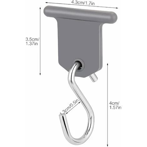 Crochet Auvent Camping Car Accessoires Auvent RV Crochet En Forme De S Facile A Installer Pour Camping Car Caravane Fournitures Intérieures Extérieures Tente De Noël 16 Pcs LO-Ron 5 Crochet Auvent Camping Car Accessoires Auvent RV Crochet En Forme De S Facile A Installer Pour Camping Car Caravane Fournitures Intérieures Extérieures Tente De Noël 16 Pcs LO-Ron – Image 3