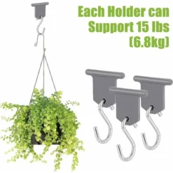 Crochet Auvent Camping Car Accessoires Auvent RV Crochet En Forme De S Facile A Installer Pour Camping Car Caravane Fournitures Intérieures Extérieures Tente De Noël 16 Pcs LO-Ron 10 Crochet Auvent Camping Car Accessoires Auvent RV Crochet En Forme De S Facile A Installer Pour Camping Car Caravane Fournitures Intérieures Extérieures Tente De Noël 16 Pcs LO-Ron -Promos Verde Rêverie Boutique 57915785 4