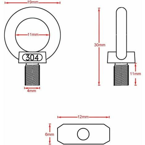 Butée De Fixation Avec Mousqueton En Acier Inoxydable - Kit De Blocage Pour Rail De Fixation Pour Caravane, Camping-car, Camping-car, Bateau Multifonction LO-Ron 4 Butée De Fixation Avec Mousqueton En Acier Inoxydable - Kit De Blocage Pour Rail De Fixation Pour Caravane, Camping-car, Camping-car, Bateau Multifonction LO-Ron – Image 2