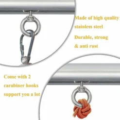 Butée De Fixation Avec Mousqueton En Acier Inoxydable - Kit De Blocage Pour Rail De Fixation Pour Caravane, Camping-car, Camping-car, Bateau Multifonction LO-Ron 10 Butée De Fixation Avec Mousqueton En Acier Inoxydable - Kit De Blocage Pour Rail De Fixation Pour Caravane, Camping-car, Camping-car, Bateau Multifonction LO-Ron -Promos Verde Rêverie Boutique 57915811 4