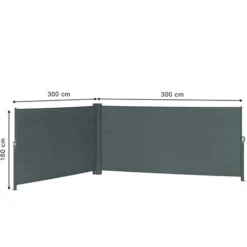 Store Latéral 600cm Anthracite VitaliSpa -Promos Verde Rêverie Boutique 59119879 3