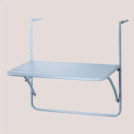 Table De Jardin Rectangulaire Suspendue Et Pliante (70x45,5 Cm) Janti SKLUM Brouillard Bleu 3 Table De Jardin Rectangulaire Suspendue Et Pliante (70x45,5 Cm) Janti SKLUM Brouillard Bleu