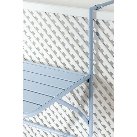 Table De Jardin Rectangulaire Suspendue Et Pliante (70x45,5 Cm) Janti SKLUM Brouillard Bleu 6 Table De Jardin Rectangulaire Suspendue Et Pliante (70x45,5 Cm) Janti SKLUM Brouillard Bleu – Image 4