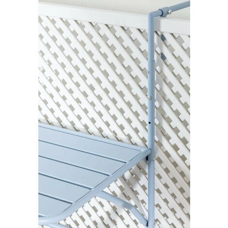 Table De Jardin Rectangulaire Suspendue Et Pliante (70x45,5 Cm) Janti SKLUM Brouillard Bleu 7 Table De Jardin Rectangulaire Suspendue Et Pliante (70x45,5 Cm) Janti SKLUM Brouillard Bleu – Image 5