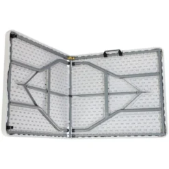 Table Pliante 150cm Rectangulaire Blanche Traiteur 7house 11 Table Pliante 150cm Rectangulaire Blanche Traiteur 7house -Promos Verde Rêverie Boutique 60088965 5