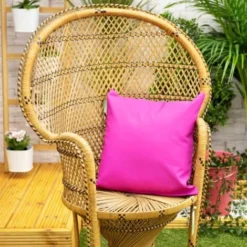 Gardenista Extérieur Résistant à L'eau Coussin Coloré Pour Chaises En Rotin,Farci Décor Oreillers Pour Chaise De Jardin Avec Remplissage En Fibres Creuses45x45cm, Rose 10 Gardenista Extérieur Résistant à L'eau Coussin Coloré Pour Chaises En Rotin,Farci Décor Oreillers Pour Chaise De Jardin Avec Remplissage En Fibres Creuses45x45cm, Rose -Promos Verde Rêverie Boutique 60309341 4