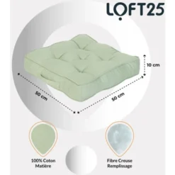 Loft 25 Extra Epais 4Inch Coussin De Siège Carré Tatami Avec Poignée De Transport, Coton Booster Coussin Pour L'intérieur, Genou & Coussin De Soulagement Des Articulations50x50x10cm, Dewkist 8 Loft 25 Extra Epais 4Inch Coussin De Siège Carré Tatami Avec Poignée De Transport, Coton Booster Coussin Pour L'intérieur, Genou & Coussin De Soulagement Des Articulations50x50x10cm, Dewkist -Promos Verde Rêverie Boutique 60309345 2