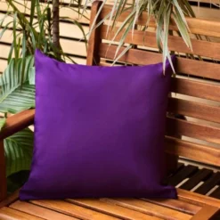 Gardenista Extérieur Rembourré Coussin Décoratif Pour Meubles De Jardin Et De Patio Coussins Doux,Oreillers Pour Chaise En Rotin,Fibres Creuses60x60, Violet -Promos Verde Rêverie Boutique 60309407 4