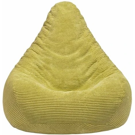Loft 25 Pouf à Haut Dossier En Velours Côtelé Pour Adulte, Pouf Gaming Pour L'intérieur, Salon, Lime 3 Loft 25 Pouf à Haut Dossier En Velours Côtelé Pour Adulte, Pouf Gaming Pour L'intérieur, Salon, Lime