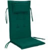 Gardenista Coussins De Siège D'extérieur à Dossier Haut De Qualité Supérieure, Coussins Touffetés Et Pliables Pour Chaise De Jardin Avec Attaches Sécurisées, Coussin De Dossier 120 X 50 X 4 Cm, Vert 2 Gardenista Coussins De Siège D'extérieur à Dossier Haut De Qualité Supérieure, Coussins Touffetés Et Pliables Pour Chaise De Jardin Avec Attaches Sécurisées, Coussin De Dossier 120 X 50 X 4 Cm, Vert -Promos Verde Rêverie Boutique 60309988 1