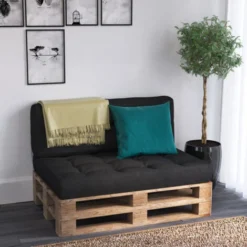 Appuis Pour Coussin Palette Dossier 110cm Chêne/métal 11 Appuis Pour Coussin Palette Dossier 110cm Chêne/métal -Promos Verde Rêverie Boutique 60556622 5