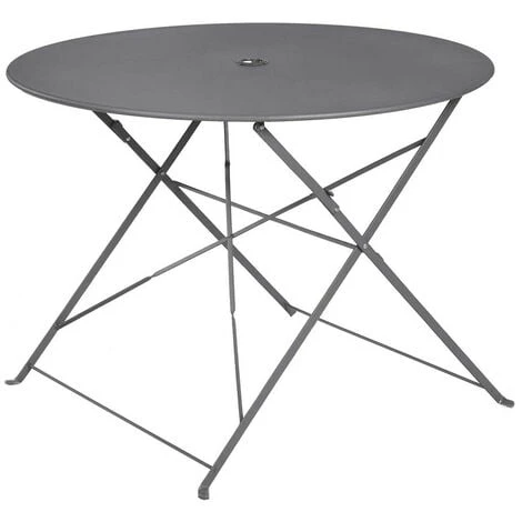BELLAGIO - Table De Jardin Pliante - 4 Places - Gris Anthracite 3 BELLAGIO - Table De Jardin Pliante - 4 Places - Gris Anthracite