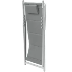 Chilienne Avec Appuie-tête Gris Galet Honolulu - Hespéride 9 Chilienne Avec Appuie-tête Gris Galet Honolulu - Hespéride -Promos Verde Rêverie Boutique 61416508 3